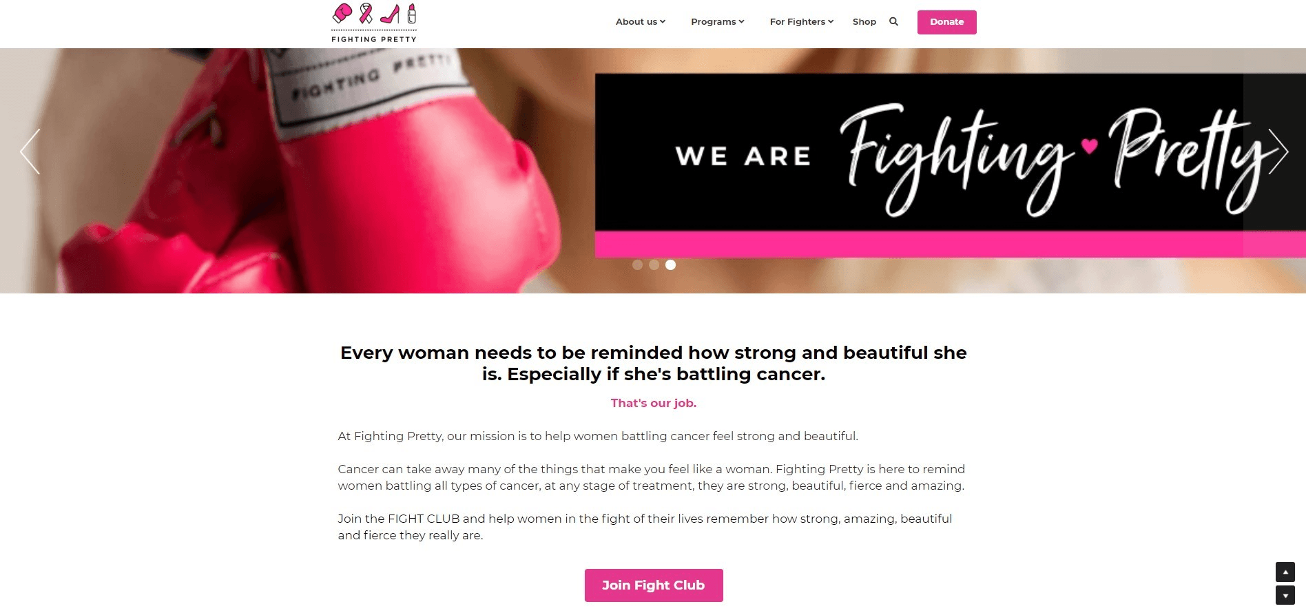 擁有強大視覺識別元素的網站範例一 擁有強大視覺識別元素的網站範例一